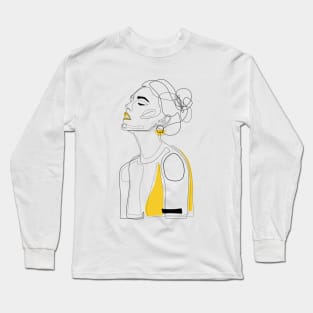 Yellow Lip Long Sleeve T-Shirt